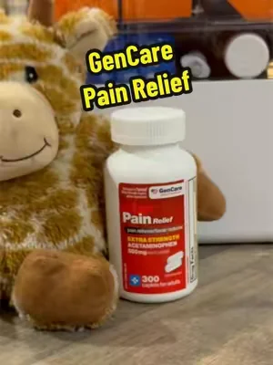 GenCare Extra Strength Acetaminophen gives you 300 caplets at a price that’s hard to beat. Great to have on hand as a pain reliever and fever reducer when you need it. #GenCare #Acetaminophen #PainRelief #MedicineCabinet #TikTokShopFinds 