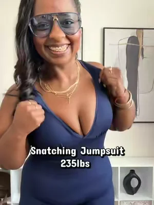 Snatched and stil comfy shorts jumpsuit @SHAPELLX  #jumpsuit #romper #curvygirl #shapewear #snatched 