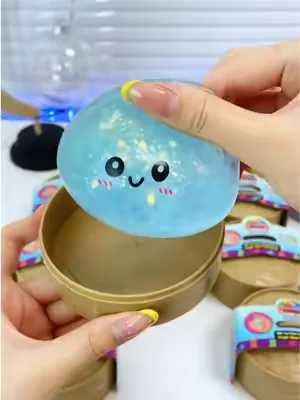 2026 Nueva albóndigas con purpurina Squishy con caja de vapor, herramienta de compresión de bollo al vapor sensorial suave para el alivio del estrés y la ansiedad en adultos, para fiestas de oficina en casa ##dealsforyoudays##summerwins##imprescindible##tendencia##fyp##util##esencial##gadgetviral##viral##parati##recomendado##comprarentiktok##tiendadetiktok##compraya##bonito##calidad