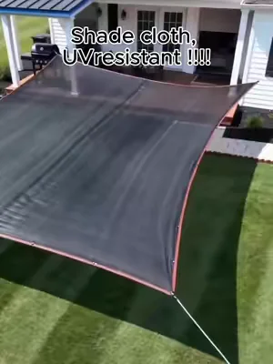 The easiest and most budget-friendly way to protect your yard #sunshadenet #outdoornet #summerwins #dealsforyoudays #GardenShade