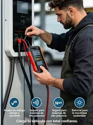 Detecta automáticamente parámetros eléctricos y simplifica el proceso de medición para cualquier usuario.#videowave #electricalwork #fathersdaygift #HomeElectricalTest #multimerica 