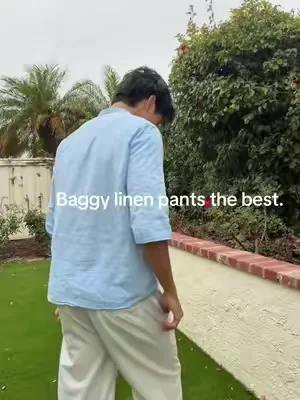 They clean fs. #fashion #linen #pants 