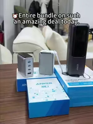 ⏰Entire bundle on such an amazing deal today. Don't miss it📢 #tiktokshopmemorialday #dealsforyoudays #anker 