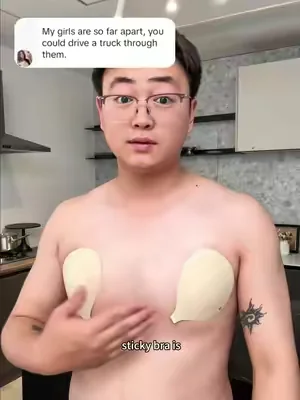 They stick and lift!!! 🚨🙌🙌 I have been waiting for this. #stickybra #puffstickybra #pushupstickybra  