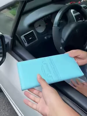 The perfect product to organize your car information. 💗💜 32F #carorganizers #tiktokshop #carfinds #carproducts #tiktokshopping 