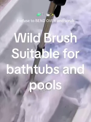 People know so little about this brush. From a floor brush to a bathtub brush, is it about to become a pool brush next?#FloorCleaning #BathroomCleaning #HomeCleaningHacks #scrubbrush #scrubdaddy 