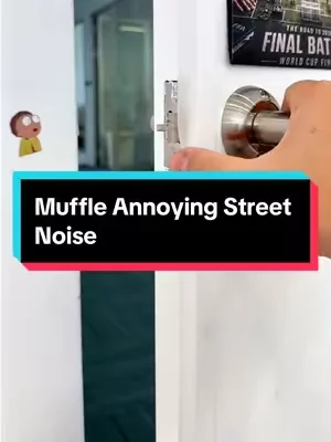 No more loud street noise ruining your rest time #DoorDraftStopper #RenterHacks #HomeEnergySaver #SummerWins #DealsforYouDays 