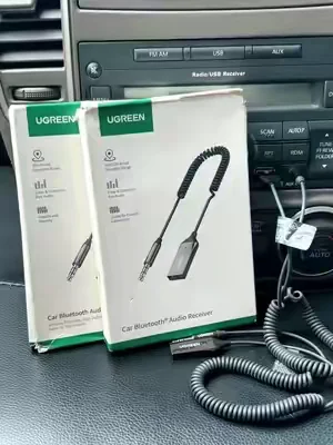 Si tienes un auto un poco antiguo que no viene con bluetooth, solo con una entrada auxiliar. Este adaotador de Ugreen convierte la entrada auxiliar de tu auto en bluetooth para poder escuchar musica con la mejor calidad de audio que tus bocinas puedan dar #fatherdaygift #summerwins #dealsforyoudays #UGREEN #BluetoothAdapter