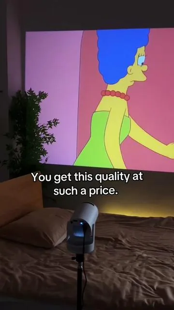 You get this quality at such a price. #projector #homecinema 