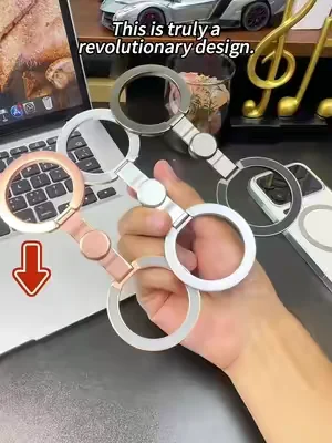 Fidget toy? Nah. Phone stand? Yep. Both? Yesss. #magneticphonestand #fidgetspinner #phoneholder #coolgadgets #fidgettoy 