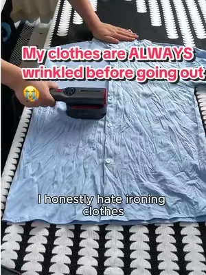 Wrinkled clothes make EVERYTHING look cheap #fashionhack #steamer #outfithack #adulting #tiktokshop