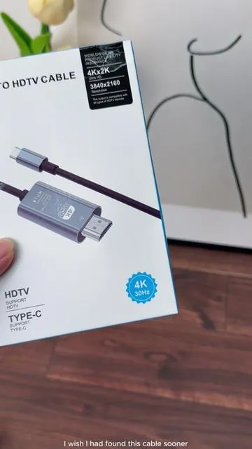 No WiFi. No lag. Just plug it in and enjoy the big screen 📺#adapter #typec #hdmi #screenmirrorring #tiktokshopmemorialday 
