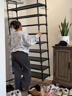 Kitsure 10 tiers shoe rack. #shoes #tennisshoes #shoerack  #organize #mothersdaygiftideas 