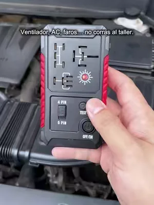 Cuando algo eléctrico falla, el taller te dice “circuito complejo” y te cobra cientos.  Prueba este probador de relés inalámbrico.  #WirelessRelayTester #ElectricalSystem#calor #taller #EnElGaraje