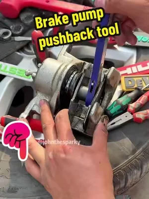 The best gift for a loved one who loves repairing their own car #Parkingbrakepistoncompressiontool #Pistonclampingtool #Automotivebrakerepairtools #dealsforyoudays #fathersdaygift 