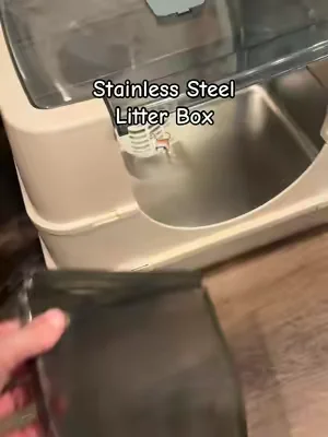 Such a great price! #cats #catsoftiktok #stainlesssteellitterbox 