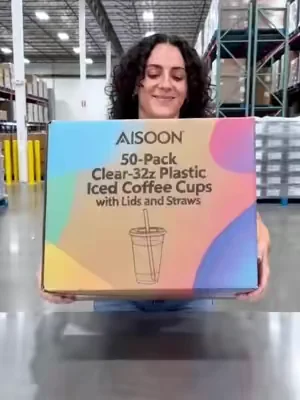 50pc to-go Cups free shipping#plasticcups #36ouncecup #cups #PlasticButBetter #EcoDebate 