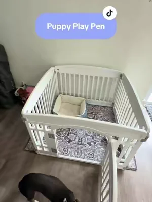 The puppy playpen every dog parent needs 🐶✨ Safe, spacious, and gives your pup a place to play while you get things done. #DealsForYouDays #SummerWins #DogMom #PetEssentials #tiktokshop 