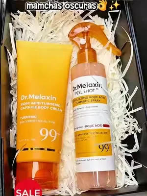 [Dr.Melaxin Official] 2-Step Body Glow Routine | Kojic Turmeric Spray & Brightening Cream for Dark Spots & Smooth Skin #dealsforyoudays 