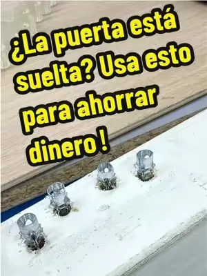 ¡El secreto para arreglar las bisagras sueltas!#homehacks #DIY #doorrepair #lifehacks #fixed 