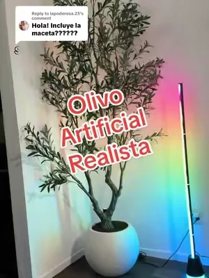 Replying to @lapoderosa.25 YA DISPONBLE🥺 y con DESCUENTO Y ENVÍO GRATIS. Este mio es de 8’ pies me llega al techo pero los hay más pequeños. Amo que parece natural real……. Olivo artificial realista con tronco grueso y frutos de aspecto natural – Tamaños de 5, 6, 7 y 8 pies; perfecto para decoración del hogar y la oficina, incluye maceta redonda blanca (recipiente de plástico) – summerwins @CEDAFIR Shop #dealsforyoudays #Summervibes #summerwins #homedecor #olive 