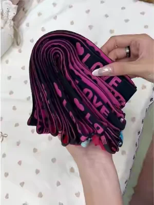 This 12-pack comes in the cutest colors with the LOVE waistband that makes them look super fun and trendy. #DealsforYouDays #tiktokshopmemorialday #TikTokSwimWeek #summerwins 