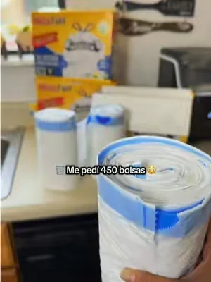 🗑️ Me pedí 450 bolsas 😳 #trash #bolsasdebasura #dealsforyoudays #summerwins #parati 