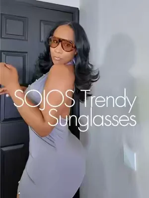 Sojos Trendy Sunglasses on sale now! 46% OFF #sojossunnies #sojosunglasses #aviatorsunglasses #creatorsearchinsights 