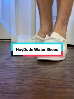 So comfy and dry so quick #dealsforyoudays #watershoes #heydude #heydudeshoes #heydudes 