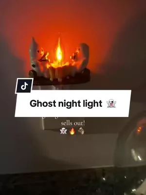 Sells out EVEY YEAR!! ✨👀 👻 #ghostnightlight #falldecor #halloeeendecor #spookyfind #dealsforyoudays 