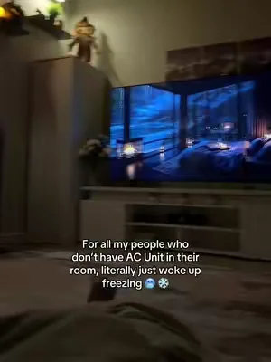 Such a game changer this summer… #airconditioner #coldroom #Summer #fan  