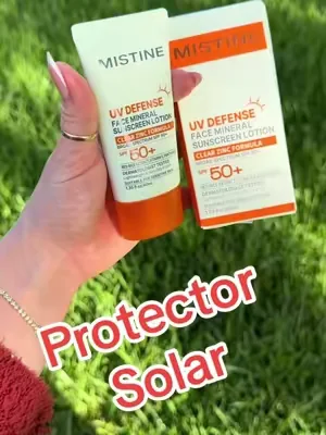 DESCUENTO🚨🚨🚨🚨 【NUEVO】[Mistine Oficial] Loción protectora solar mineral para el rostro SPF50+ | Ligera y no grasa | Acabado natural | No irritante | No deja residuos (no hace "bolitas") | Probada por dermatólogos | Fórmula suave | Apta para pieles sensibles y con tendencia al acné | Uso diario | Hidratante #summerwins #Summervibes #dealsforyoudays #sunscreen #protectorsolar @MISTINE SKINCARE 