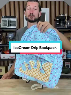 Icecream Drip Backpack #backpack #backtoschool #schoolsupplies #kidsbackpack #tiktokshopcreatorpicks 