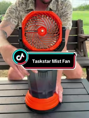 Won’t catch me outside without it this summer! #campingfan #rechargeablefan #mistingfan #tiktokshopcreatorpicks 