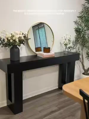 Comes in other colors too ✨ #consoletable #entrywaytable #entrywaydecor #homedecor #affordabledecor 