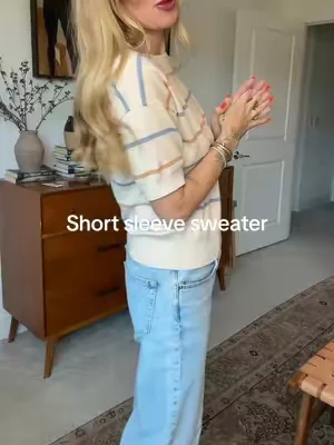 #shortsleevesweater #worktop #summerwins #dealsforyoudays ##shortsleevetop 