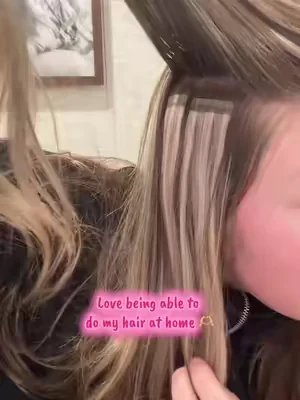 If you haven’t had the chance to try Full Shine hair yet, you are missing out! #hairextensions #hairtok #dealsforyoudays #summerwins #hair 