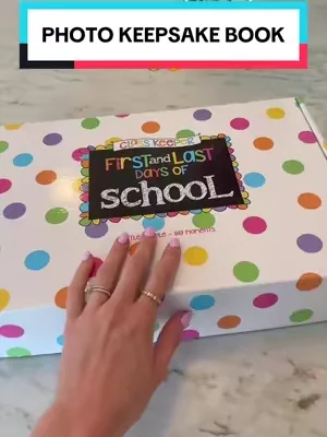 Why is this already making me cry?! 😭  #keepsake #memorybook #scrapbook #firstdayofschool #dealsforyoudays @Denise Albright Studio 