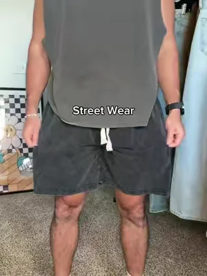 Best shorts for the summer that are baggy and comfy #AcidWashShorts #StreetwearStyle #WorkoutShorts #SummerFits #TikTokShopFinds 