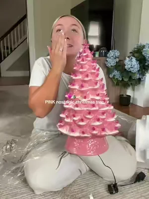 for the pink Christmas girlies 💗 #christmas #christmasdecor #mrchristmas #nostalgicchristmas #qvctiktoksuperbrandday 