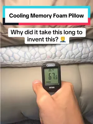 If you are a hot sleeper, this is the BEST pillow #memoryfoampillow #coolingpillow #dealsforyoudays #pillow #hotsleeper 