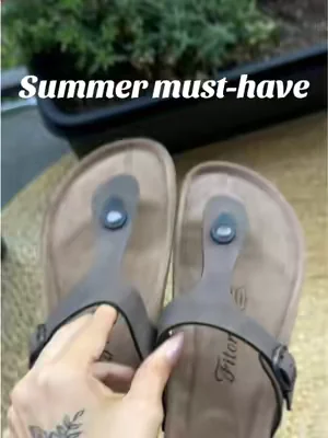 The sandal you’ll be wearing on repeat all summer… Available in multiple colors and linked in my cart.  @FITORY  #fitory #FITORY #summershoes #sandals #womenshoes 