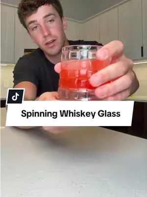 Replying to @Justin don’t blame ya 🤝 #dealsforyoudays #spinningwhiskeyglass #whiskeyglass #giftforhim #mangift 