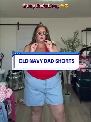 Sooooo flattering if you have thicker thighs!! @Old Navy #oldnavy #dealsforyoudays #tiktokshopdealsforyoudays #summerwins #jeanshorts 