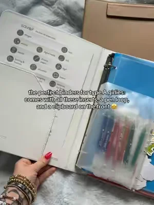these binders are so so nice 🤍 #officesupplies #dealsforyoudays #teachersoftiktok #tiktokmademebuyit #typeA 