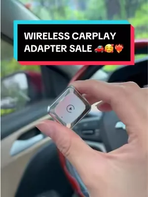 Please make sure your car supports wired Carplay or Android Auto before placing an order💕#tiktokshopsummerturnup #tiktokshopcreatorpicks #wirelesscarplay #wirelesscarplayadapter #dealsforyoudays 