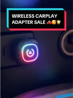 Please make sure your car supports wired Carplay or Android Auto before placing an order💕#tiktokshopsummerturnup #tiktokshopcreatorpicks #wirelesscarplay #wirelesscarplayadapter #dealsforyoudays 