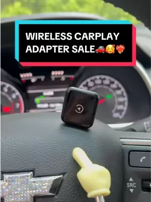 Please make sure your car supports wired Carplay or Android Auto before placing an order💕#tiktokshopsummerturnup #tiktokshopcreatorpicks #wirelesscarplay #wirelesscarplayadapter #dealsforyoudays 