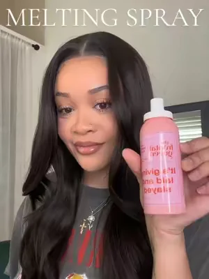 Love this stuff! 🥰💕 #meltingspray #lacefrontwiginstall #thefrontalqueen #howtolayyourwig 