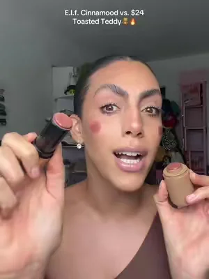 It’s FINALLY BACK IN STOCK! Just do yourself the favor and get the @e.l.f. Cosmetics soft glam cream blush in cinnamood.. it’s the same as toasted teddy! #elfcosmetics #eyeslipsface #blush #toastedteddy #tiktokshopdealsforyoudays 